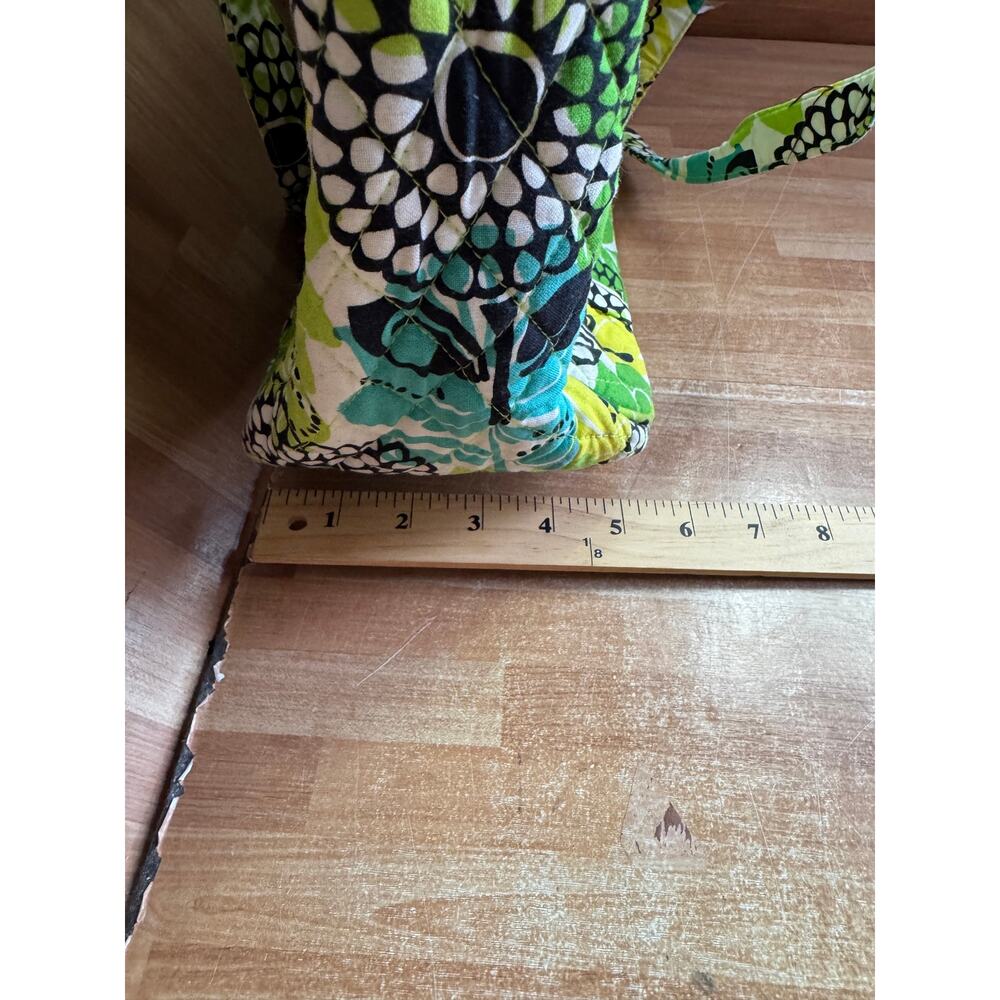 Vera Bradley Laptop Travel Tote in the "Limes Up" pattern. - Picture 5 of 13